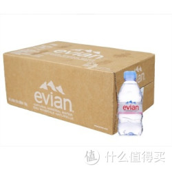 evian 依云 天然矿泉水 330ml*24瓶*2箱