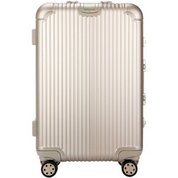 LATIT PC铝框旅行行李箱 拉杆箱 男女 21寸 万向轮 雾金色