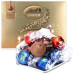 瑞士进口 Lindt 瑞士莲 软心精选巧克力礼盒168g 2盒
