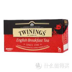 TWININGS 川宁 英国早餐红茶 50g（内含25袋）/盒*2件