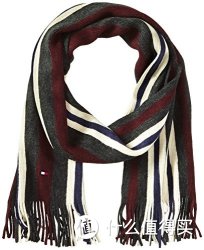TOMMY HILFIGER TH Bar Stripe Scarf 男士条纹围巾