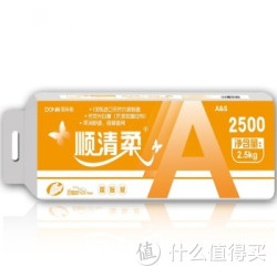顺清柔 无芯卷纸 4层2500g*12卷