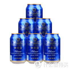 泸州老窖 奥普蓝原浆啤酒 320ml*6罐*2组
