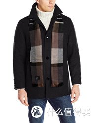London Fog Barrington Car Coat with Scarf 男士羊毛外套 送围巾