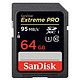 移动端：SanDisk 闪迪 Extreme Pro 至尊超极速 64GB UHS-I SDXC存储卡（读95MB/s，写90MB/s）