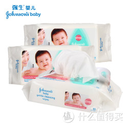 Johnson & Johnson 强生 婴儿银耳柔护爽洁湿巾 80*3包*2件