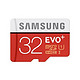 SAMSUNG 三星 MicroSD手机内存卡 TF 存储卡 32G(CLASS10 UHS-1 80MB/s) EVO Plus