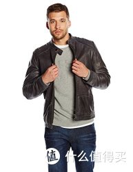 HUGO BOSS 雨果博斯 橙标 男士绵羊皮夹克