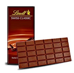 Lindt 瑞士莲 经典排块纯味黑 巧克力 100g