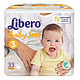Libero 丽贝乐 婴儿纸尿裤3号 S33片