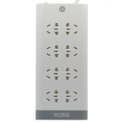 ROSS 罗尔思 W80 单排八组小五孔 插线板 1.8米