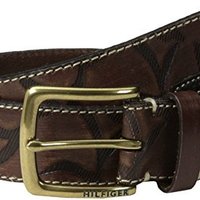 TOMMY HILFIGER 男士真皮皮带 42码