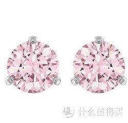 Swarovski 施华洛世奇 Solitaire粉色单钻耳钉