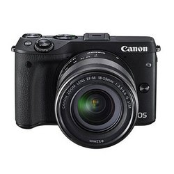 Canon 佳能 EOS M3 便携无反套机(EF-M 18-55mm f/3.5-5.6 IS STM镜头)