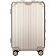 移动端：LATIT PC铝框旅行行李箱 拉杆箱 男女 21寸 万向轮 雾金色
