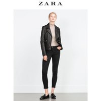 ZARA TRF 女装 真皮骑士外套 05479200800