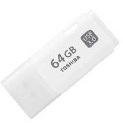 TOSHIBA 东芝 隼闪系列USB3.0 U盘 64G 白色