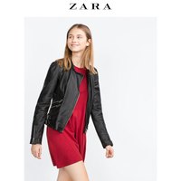 ZARA TRF 03461005800 女装真皮外套