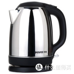 POVOS 奔腾 食品级304不锈钢 电热水壶 S1874（1.7L）