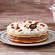 限北京：EBEECAKE 相伴·奶油杏仁 新鲜乳脂奶油蛋糕 新鲜生日蛋糕 北京六环内免费配送 1.2磅