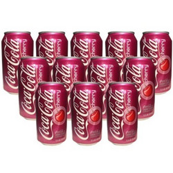 Coca Cola 可口可乐 樱桃味 355mlx12/箱（16点开启）