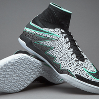 NIKE 耐克 HypervenomX Proximo 足球鞋 747487-103 白/黑/绿色发光