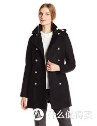 VIA SPIGA Double-Breasted Military 女士双排扣毛呢外套