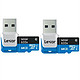Lexar 雷克沙 64GB microSDXC UHS-I 633X High-Performance Memory Card 2-Pack Bundle（128GB） 存储卡