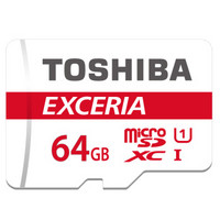TOSHIBA 东芝 64GB TF存储卡（读取48M/s）