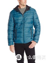 PERRY ELLIS 27 Inch Nylon Quilted Hooded Zip Front 男士防寒服