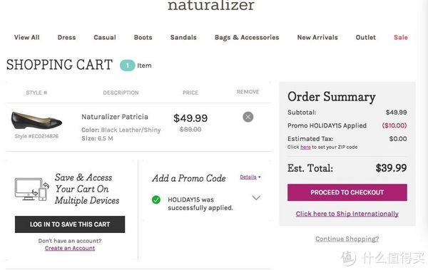海淘活动：Naturalizer 娜然 美国官网 鞋款促销