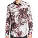 限L码：Calvin Klein Jeans Blur Floral Print 男士纯棉休闲衬衫