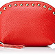 REBECCA MINKOFF Dome Pouch with Studs Cosmetic Bag 真皮手拿包
