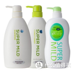 SUPER MILD 惠润 绿野芳香 洗发护发600ml*2瓶+淡雅柑橘 沐浴露650ml