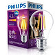 PHILIPS 飞利浦 A60 LED灯泡 复古球泡 4.3W E27大螺口 2700K 黄光 暖光