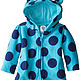 GERBER 戈博 Baby Girls' Printed Micro Fleece Jacket with Lined Hood