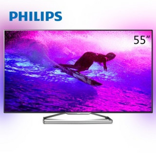 PHILIPS 飞利浦 55PFL6840/T3 55英寸 高清智能电视（ 4K，流光溢彩，APP控制）