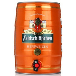 feldschlößchen 福德堡 小麦白啤酒5L桶装