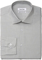 Calvin Klein Regular Fit Textured Check 男士长袖衬衫