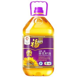 福临门 压榨一级充氮保鲜葵花籽油 4L *3件