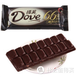 Dove 德芙 醇黑巧克力 66%（排块装）80g
