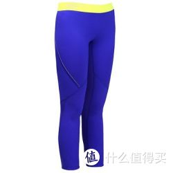DECATHLON 迪卡侬 女式运动九分裤 蓝色