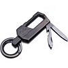 JOBON 中邦 ZB-8735B 钥匙扣圈子母圈簧军刀 黑色