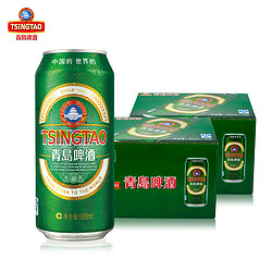 青岛啤酒（Tsingtao）经典10度 500ml 12听