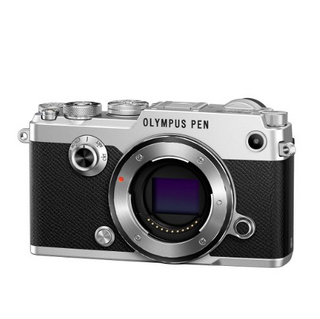 OLYMPUS 奥林巴斯 PEN-F M4/3画幅 微单相机 银色 17mm F1.8 单头套机