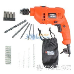 BLACK&DECKER 百得 KR504REP20 冲击钻套装（10mm 500W）