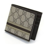 GUCCI 古驰 GG Supreme canvas 女士钱包