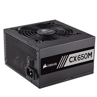 USCORSAIR 美商海盗船 CXM系列 CX650M 铜牌（85%）半模组ATX电脑电源 650W