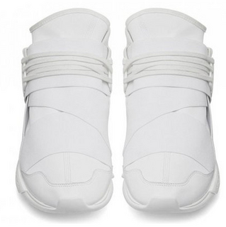 adidas 阿迪达斯 Y-3 Qasa High “Triple White” 配色 休闲运动鞋