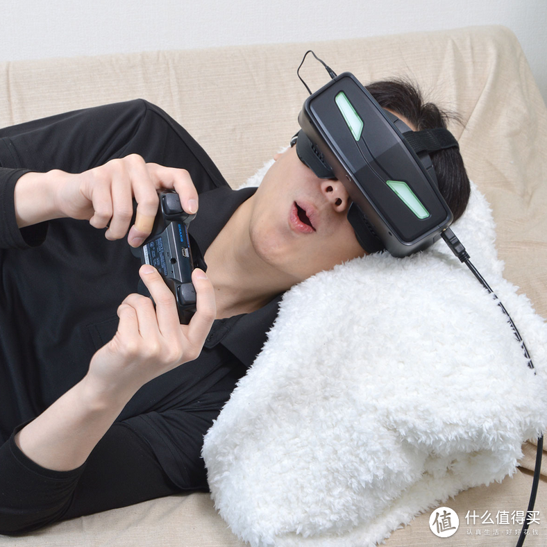 床上纵情玩游戏看视频：  THANKO 推出 可穿戴显示设备 HDMVR3RG